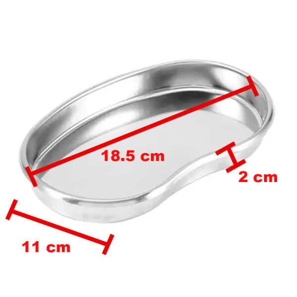 Bandeja Cuba Rim Aço Inox para Procedimentos Estéticos - Image 2