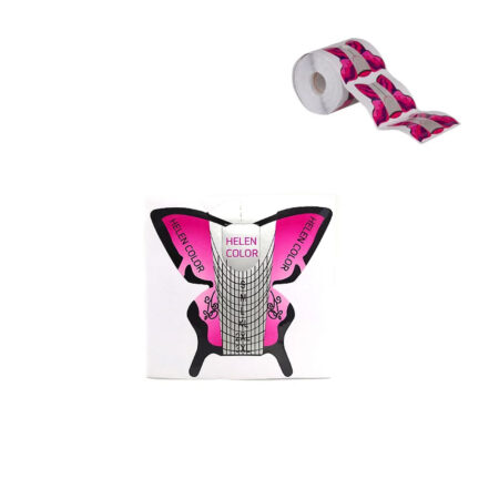Molde Adesivo Borboleta Rosa Helen Color 50 unidades