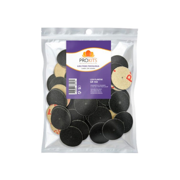 Lixa Plantar Gramatura 150 Prokits 100 unidades