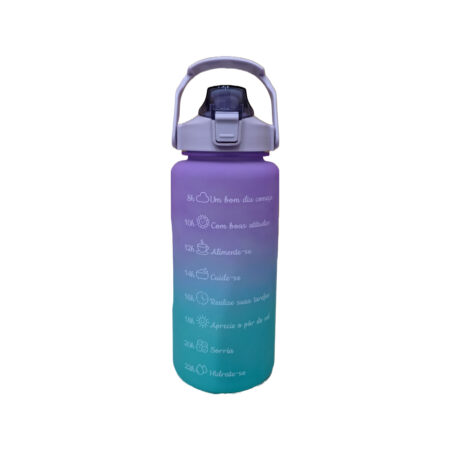 Garrafa Squeeze Tie Dye Roxo 2 Litros