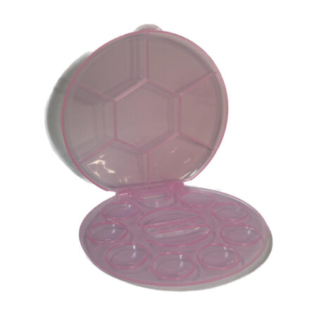 Paleta de Mistura Redonda Rosa