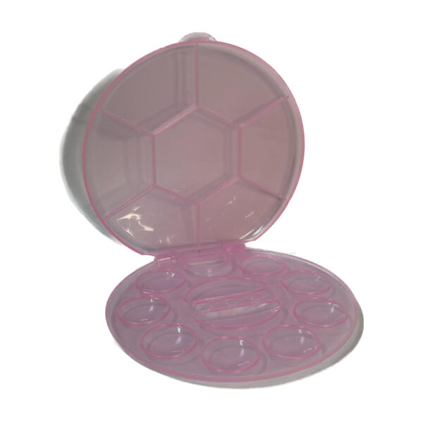 Paleta de Mistura Redonda Rosa