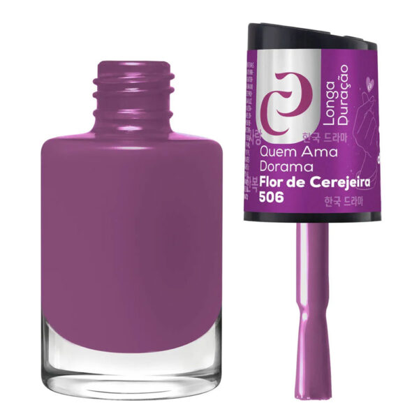 Esmalte Cora Quem Ama Dorama Flor De Cerejeira 10ml - Imagem 2