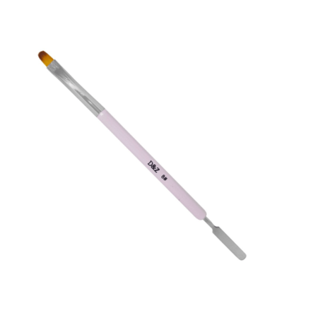 Pincel com Espátula Polygel DZ