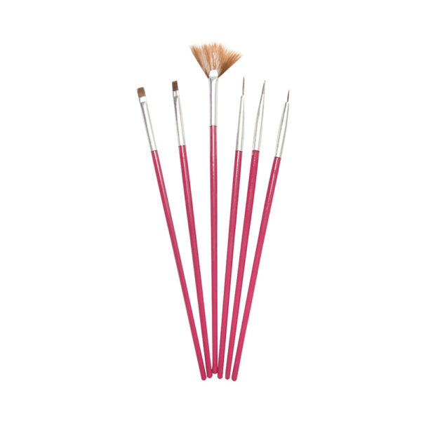 Kit Pincel de Decoração 6 Unidades