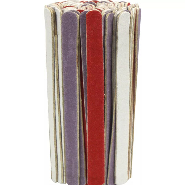 Lixa Mini Popular Colorida 8cm Santa Clara 100 unidades