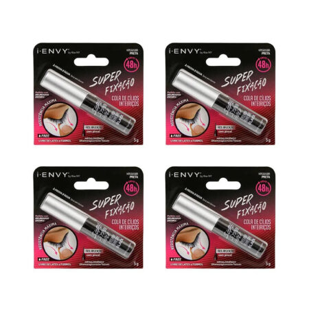 Kit 4 Colas de Cílios ienvy Preta 5g #PG3