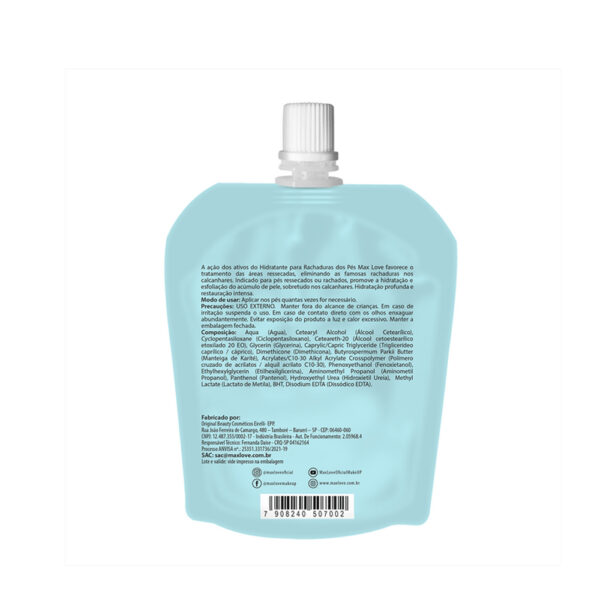 Hidratante para Rachaduras dos Pés MaxLove 50g - Imagem 2