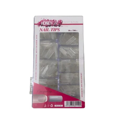 Tip Curvatura C 500 Unidades Transparente HoneyGirl