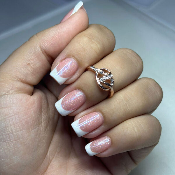 Anel Para Foto Trançado Rose - Imagem 2