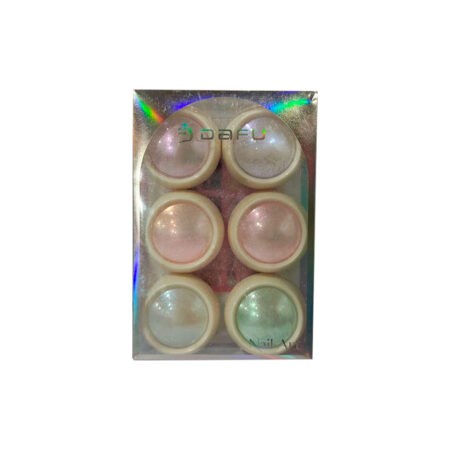 Kit Pó Cromado Sereia Dafu 6 Unidades