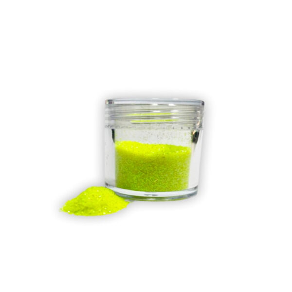 Glitter Fino Avulso Pequeno Amarelo Neon