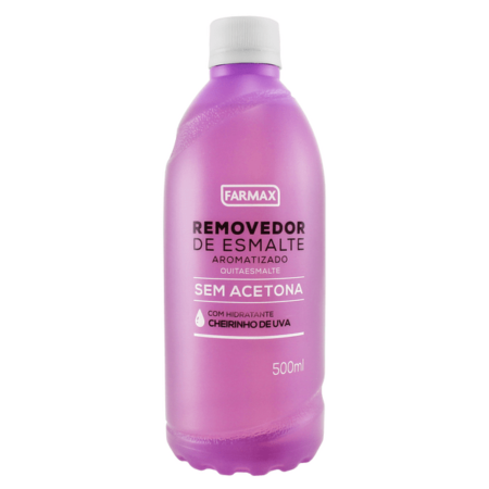 Removedor Farmax 500ml Uva Sem Acetona