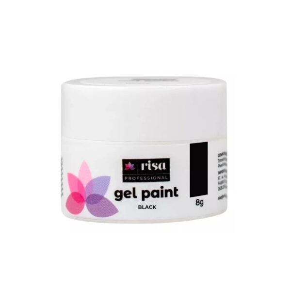 Gel Paint Black Risa 8g