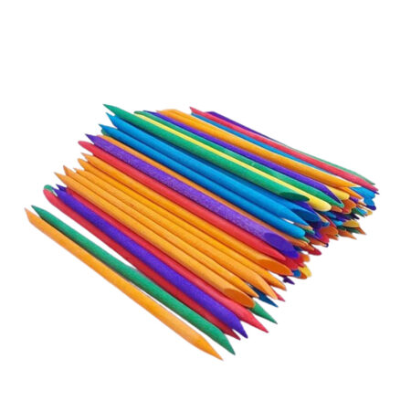 Palito Laranjeira Colorido 100 unidades