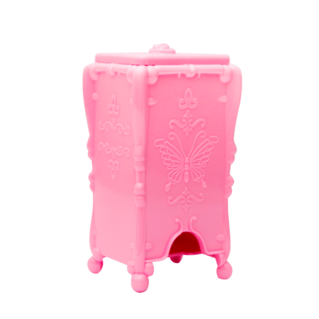 Porta Algodão Borboleta Rosa