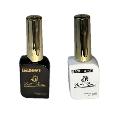 Kit Base Coat + Top Coat Bella Rosa 15ml