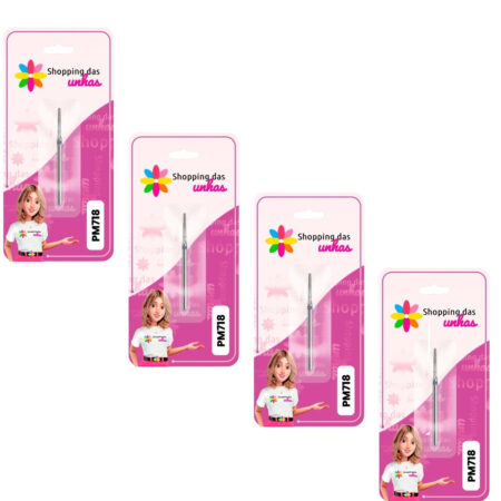 Kit 4 Broca Diamantada PM718 Shopping das Unhas #PG3