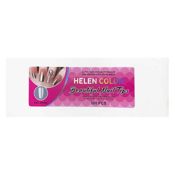 Postiça Soft Gel Bailarina Média Fosca Helen Color 300 unidades