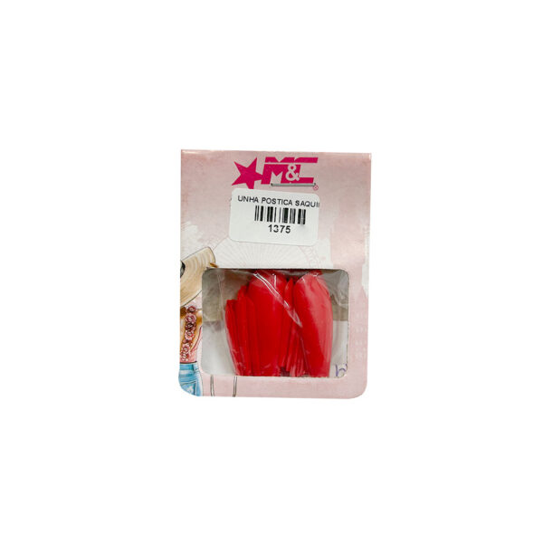 Postiça Saquinho 24 unidades Vermelho 1