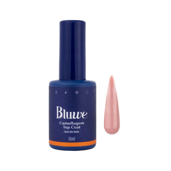 Bluwe Top Coat Camuflagem Querido Nude 10ml