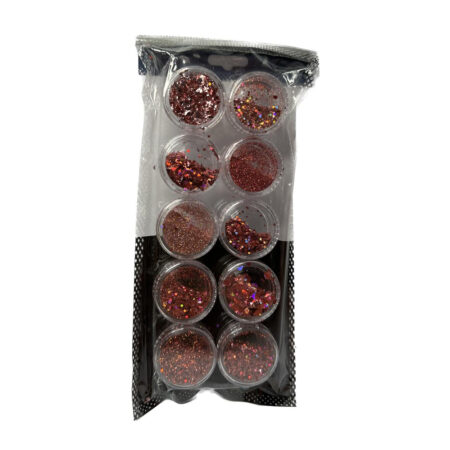 Kit Glitter Rose Dafu 10 Unidades