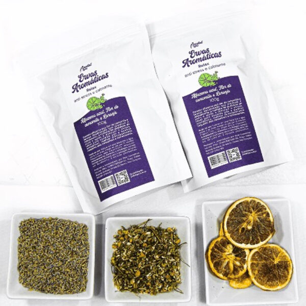 Ervas Aromáticas Relax Anti Stress e Calmante Jelly Spa 100g - Imagem 2