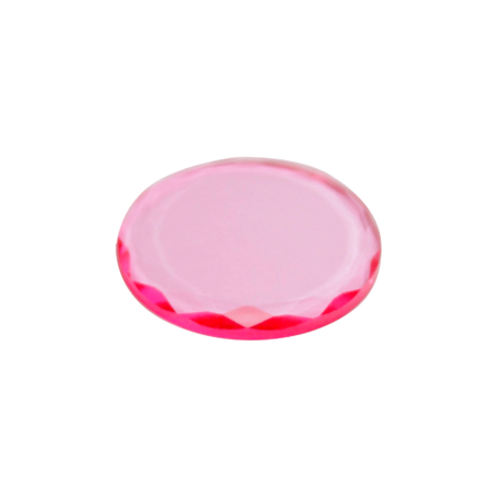 Pedra Jade Rosa Transparente Pequena