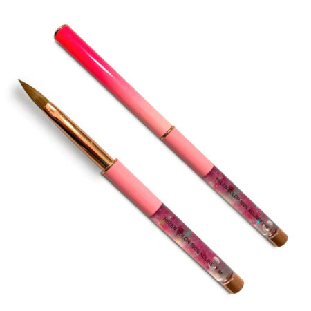 Pincel Kolinsky 100% Helen Color #8 Rosa