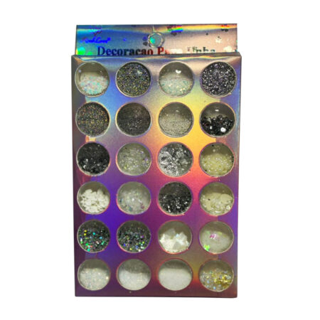 Kit Glitter Branco Real Love 24 unidades