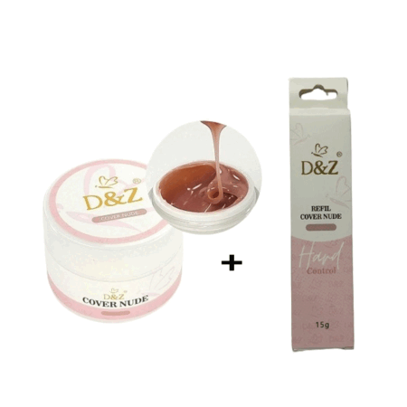 Kit Gel DZ Cover Nude 18g + Sache Cover Nude 15g