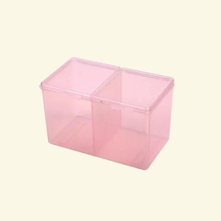 Porta Algodão Duplo Rosa