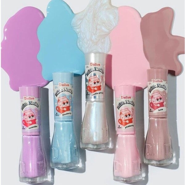 Kit Esmalte Dailus Coleção Milk Nails 5 Cores - Imagem 2