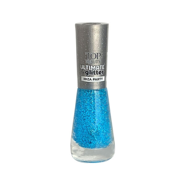 Esmalte Top Beauty  Ultimate Glitter Ibiza Party 9ml