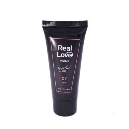 Polygel Real Love Crystal 07 Pink 30ml