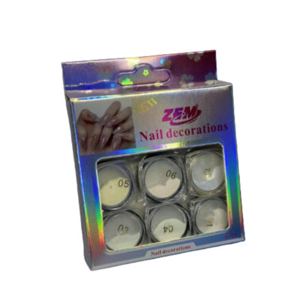 Kit Pó Cromado ZEM 6 Unidades