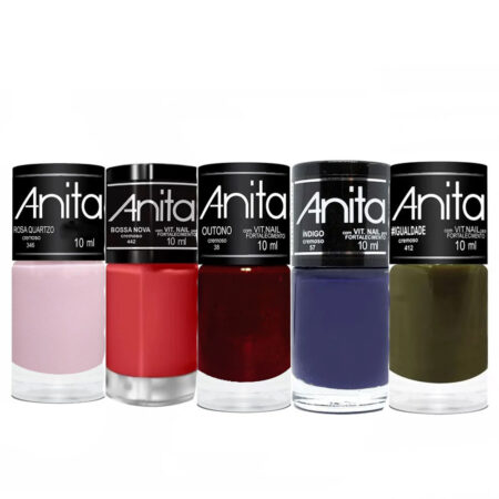Kit 5 Esmaltes Anita