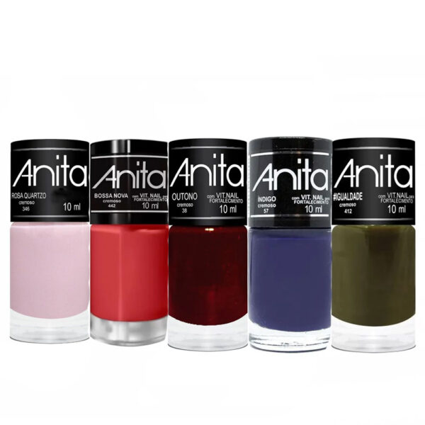Kit 5 Esmaltes Anita