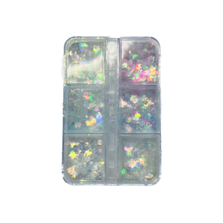 Kit Glitter Flocado Dafu - 6 Unidades