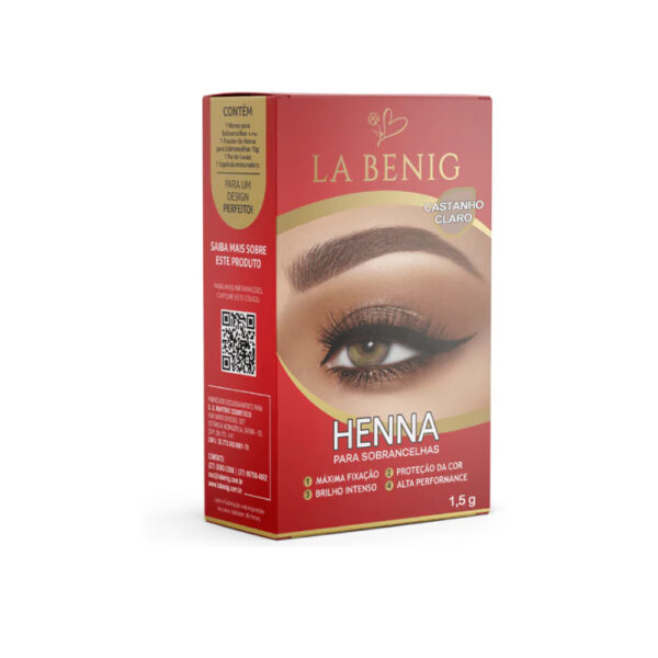 Henna La Benig Castanho Claro 1,5g