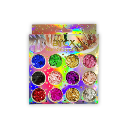 Kit Folha de Ouro BYCX 12 Unidades