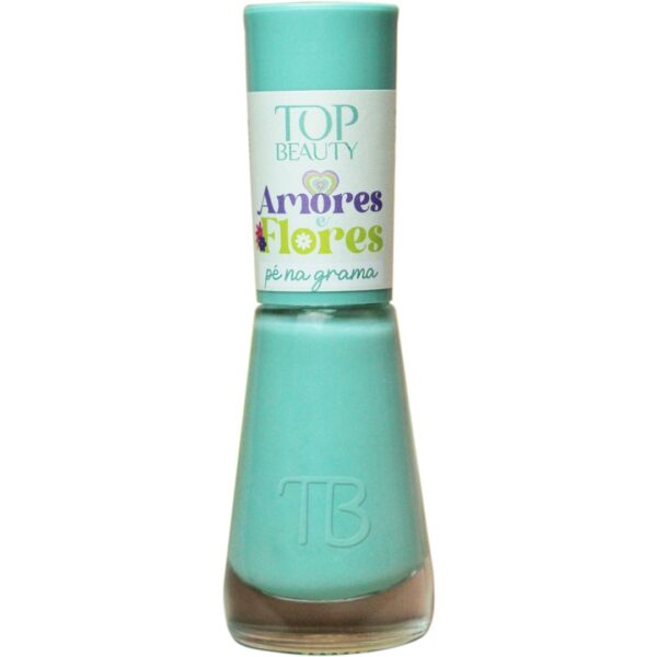 Esmalte Top Beauty Amores e Flores Pé na Grama 9ml