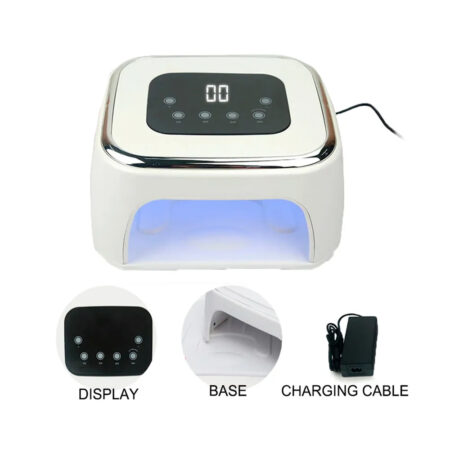 Cabine UV/LED 99W com Bluetooth Branca