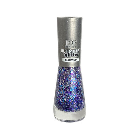 Esmalte Top Beauty Ultimate Glitter Glow Up 9ml