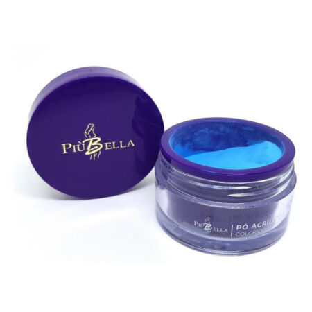 Pó Acrílico Colorido Blue Neon Piu Bella 25g