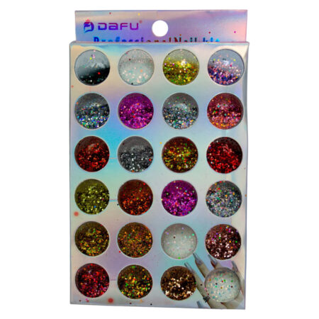 Kit Glitter Dafu 24 unidades