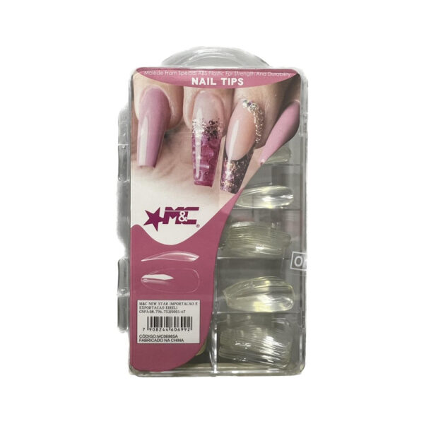 Postiça Almond MC 100 Unidades