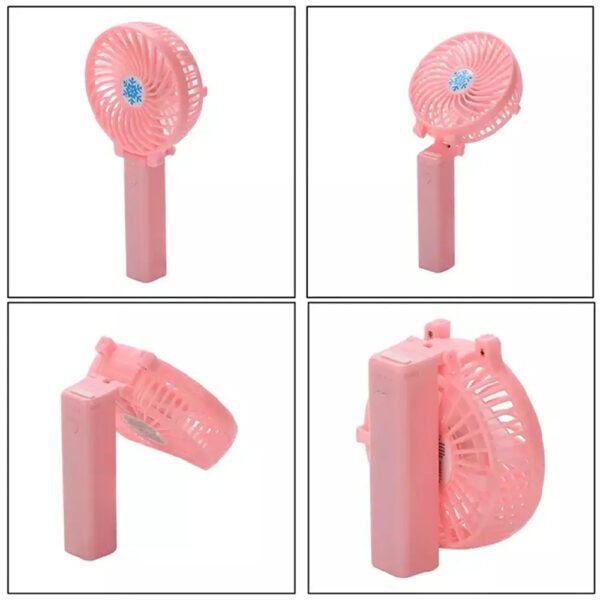 Ventilador de Cílios Dobrável Rosa JX - Image 2