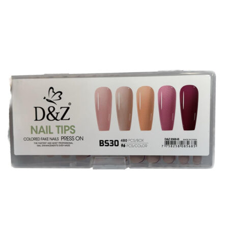 Unha Postiça Bailarina Colorida DZ 8568-B 480 unidades