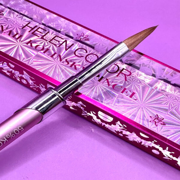 Pincel Kolinsky 50% N12 Rosa Helen Color - Image 2